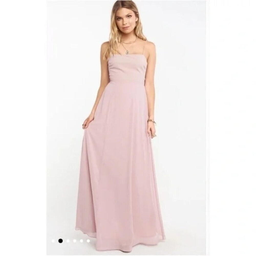 Show Me Your Mumu Lauren Tie Maxi Dress Women Size M Medium